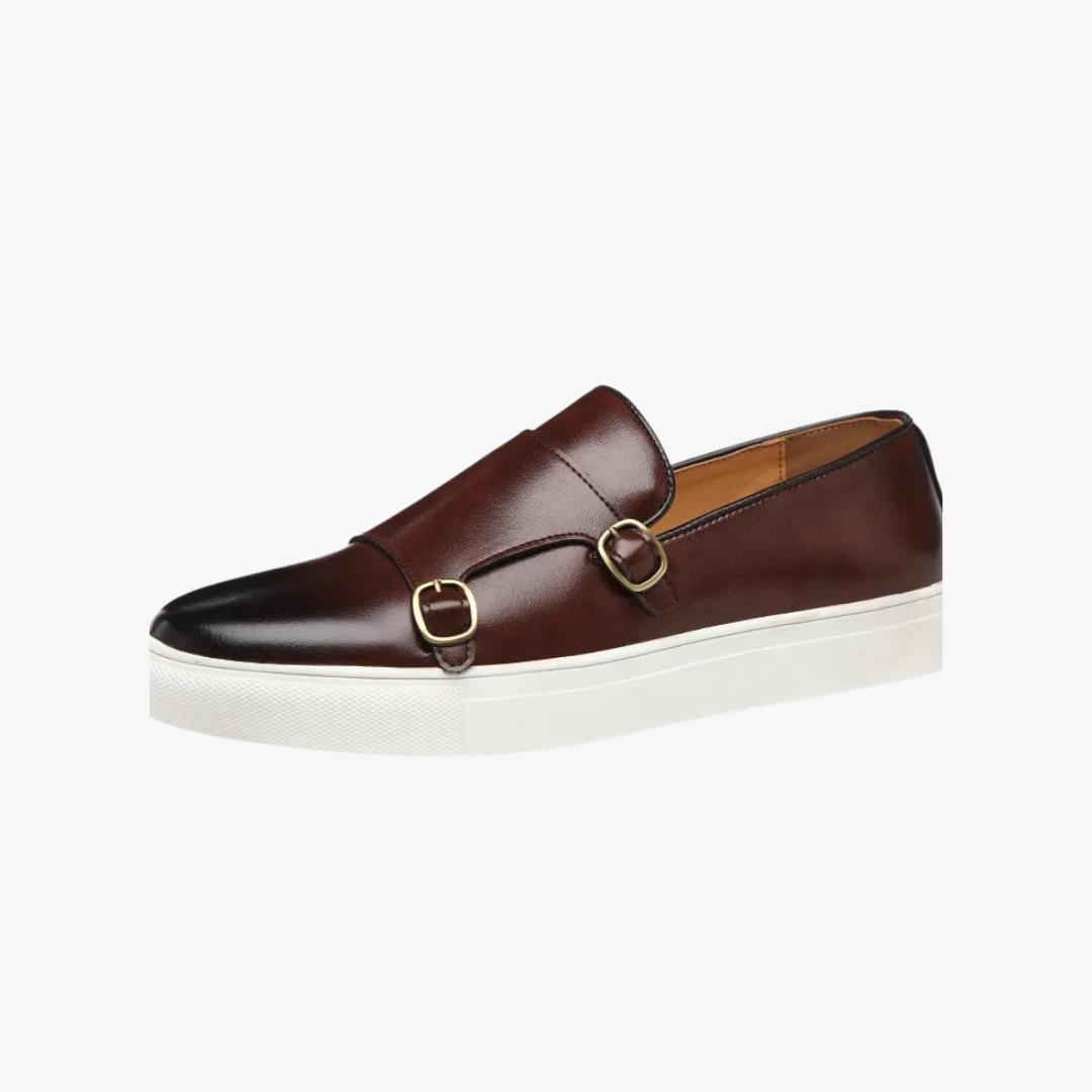 Jaden | Stylish Faux Leather Buckle Loafers for Men