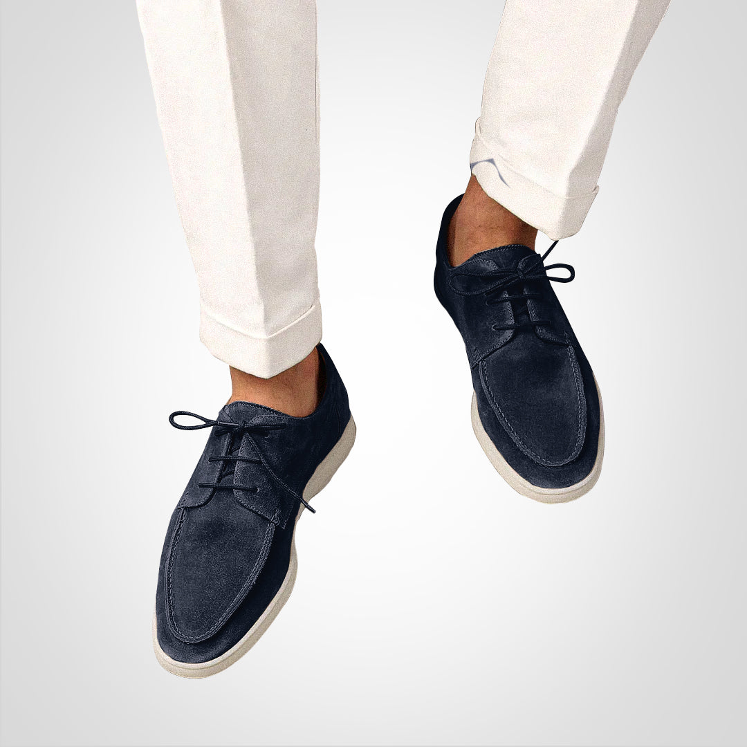 Hugh | Men's Lace-Up Casual Boat Shoes